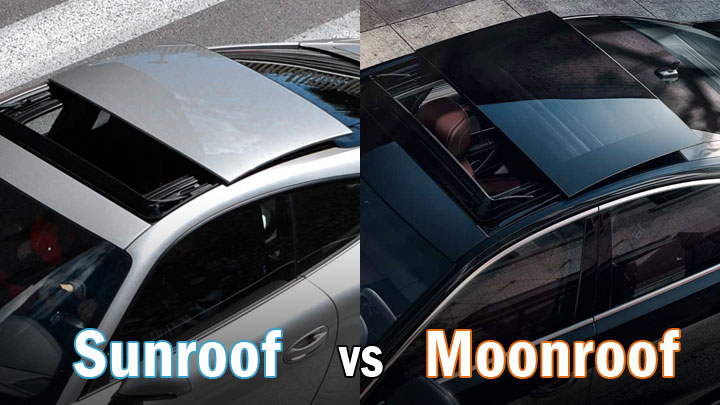 Sunroof vs Moonroof vs Panoramic Roof. What are the differences